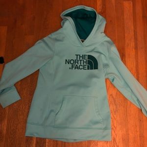 Blue north face hoodie